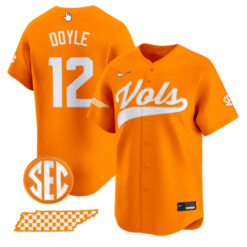 Liam Doyle Jersey #12 Tennessee Vols 2025 Vapor Premier Limited Stitched Baseball