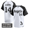 Logan O'Hoppe Jersey #14 Los Angeles Angels Gothic Halo Edition Stitched Baseball