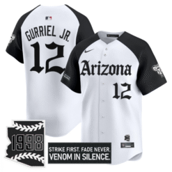 Lourdes Gurriel Jr Jersey #12 Arizona Diamondbacks Gothic Desert Fang Stitched Baseball