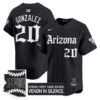 Luis Gonzalez Jersey #20 Arizona Diamondbacks Gothic Desert Fang Edition Stitched Baseball