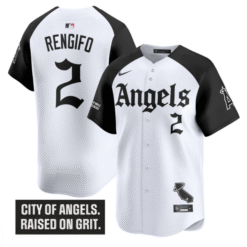 Luis Rengifo Jersey #2 Los Angeles Angels Gothic Halo Edition Alternate Stitched Baseball