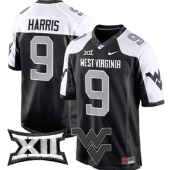 Major Harris Jersey #9 West Virginia Mountaineers Game Football Stitched