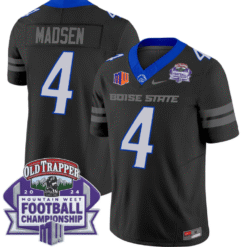 Maddux Madsen Jersey #4 Boise State Broncos 2024 Championship Stitched Football