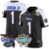 Montrell Johnson Jr Jersey #1 Florida Gators 2025 Gasparilla Bowl Patch Football Stitched