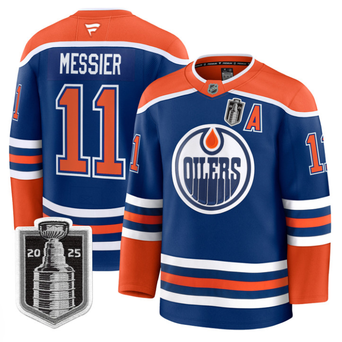 Mark Messier Jersey #11 Edmonton Oilers 2025 Stanley Cup Final Away Stitched Hockey - Image 2