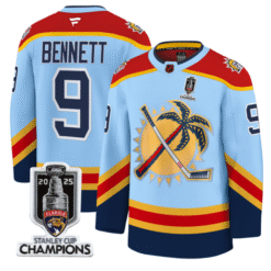 Sam Bennett Jersey #9 Florida Panthers 2025 Stanley Cup Champions Stitched Hockey