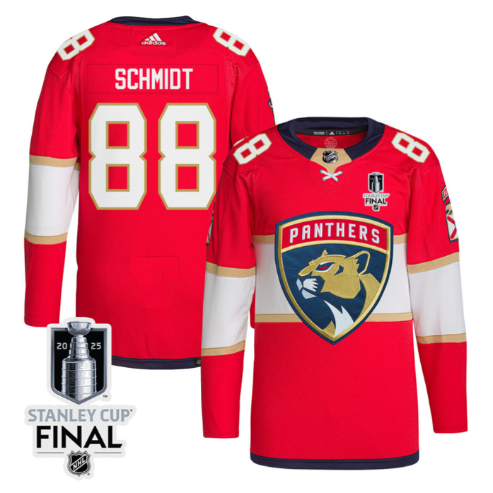 Nate Schmidt Jersey 88 Florida Panthers 2025 Stanley Cup Final Home Breakaway Stitched Hockey - Image 2