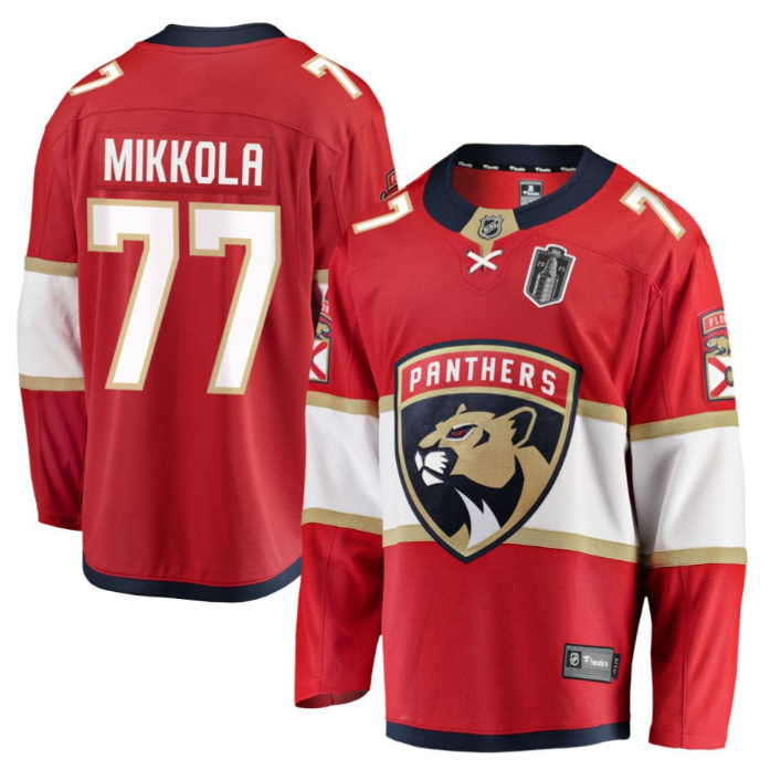 Niko Mikkola Jersey 77 Florida Panthers 2025 Breakaway Player Stitched Hockey - Image 3
