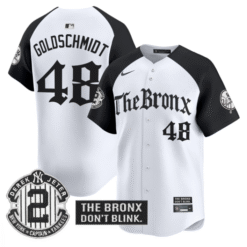 Paul Goldschmidt Jersey #48 Yankees The Bronx Gothic Ink Drop Edition Alternate Stitched Baseball