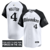 Paul Molitor Jersey #4 Milwaukee Brewers Gothic 414 Shadows Edition Alternate Stitched Baseball