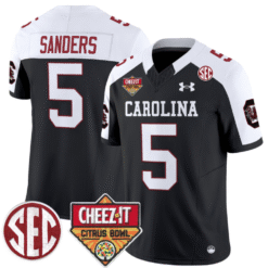 Raheim Sanders Jersey #5 South Carolina Cheez-It Citrus Bowl Patch Stitched Football