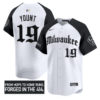 Robin Yount Jersey #19 Milwaukee Brewers Gothic 414 Shadows Edition Alternate Stitched Baseball