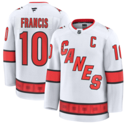 Alternative view of Ron Francis Jersey #10 Carolina Hurricanes Premium All Stitched Hockey