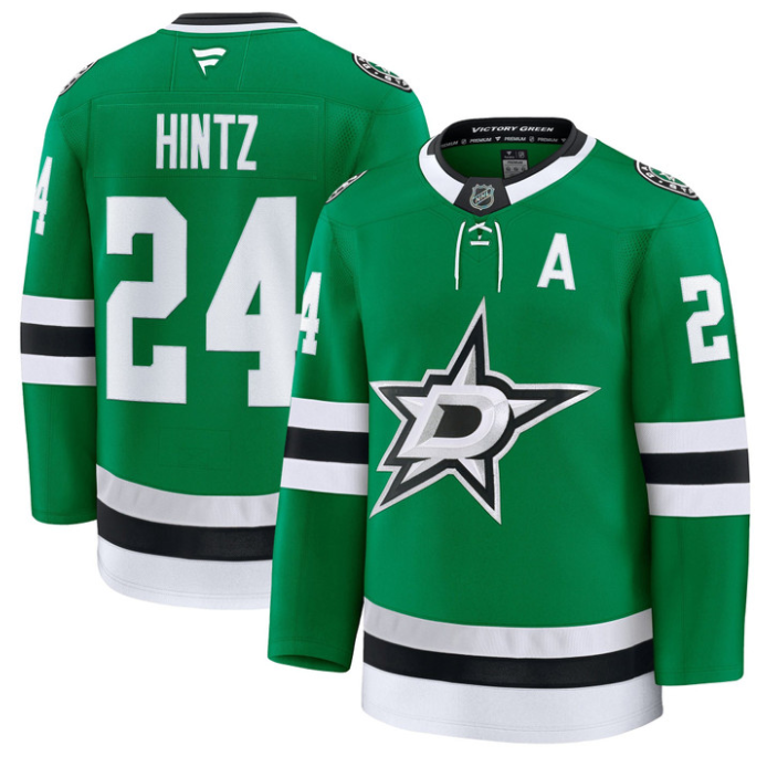 Roope Hintz Jersey #24 Dallas Stars Premium All Stitched Hockey - Image 2