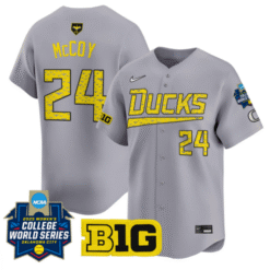 Rylee McCoy Jersey #24 Oregon Ducks Softball 2025 World Series Stitched Baseball