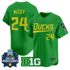 Alternative view of Rylee McCoy Jersey #24 Oregon Ducks Softball 2025 World Series Stitched Baseball