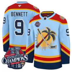 Sam Bennett Jersey #9 Florida Panthers 2025 Stanley Cup Back To Back Stitched Hockey