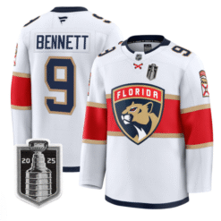 Alternative view of Sam Bennett Jersey #9 Florida Panthers 2025 Stanley Cup Final Stitched Hockey