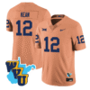 Scott Kean Jersey #12 West Virginia Mountaineers 1965-2025 Throwback Football Stitched