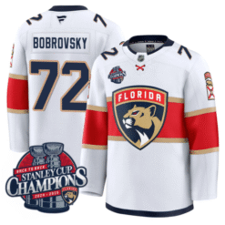 Alternative view of Sergei Bobrovsky Jersey #72 Florida Panthers 2025 Stanley Cup Back To Back Stitched Hockey