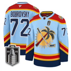 Sergei Bobrovsky Jersey #72 Florida Panthers 2025 Stanley Cup Final Stitched Hockey