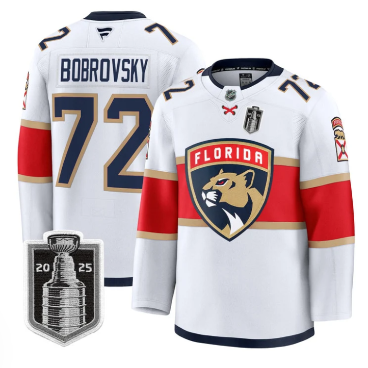 Sergei Bobrovsky Jersey #72 Florida Panthers 2025 Stanley Cup Final Stitched Hockey - Image 3