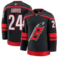 Seth Jarvis Jersey #24 Carolina Hurricanes Premium All Stitched Hockey