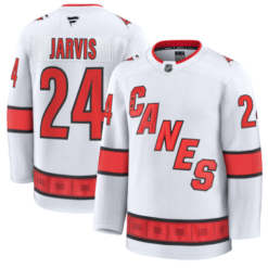 Alternative view of Seth Jarvis Jersey #24 Carolina Hurricanes Premium All Stitched Hockey