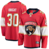 Spencer Knight Jersey 30 Florida Panthers 2025 Breakaway Player Stitched Hockey