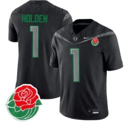 Traeshon Holden Jersey #1 Oregon Ducks Rose Bowl Patch Vapor Football Stitched