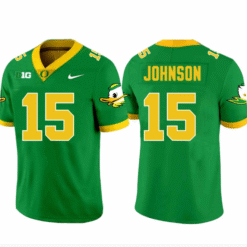 Tez Johnson Jersey #15 Oregon Ducks Football Stitched