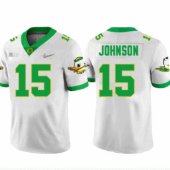 Alternative view of Tez Johnson Jersey #15 Oregon Ducks Football Stitched
