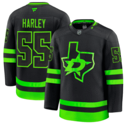 Thomas Harley Jersey #55 Dallas Stars Premium All Stitched Hockey