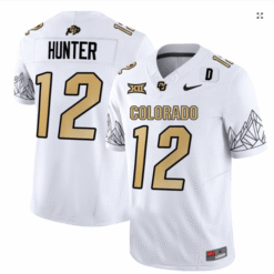 Alternative view of Travis Hunter Jersey #12 Colorado Buffaloes College Stitched Football