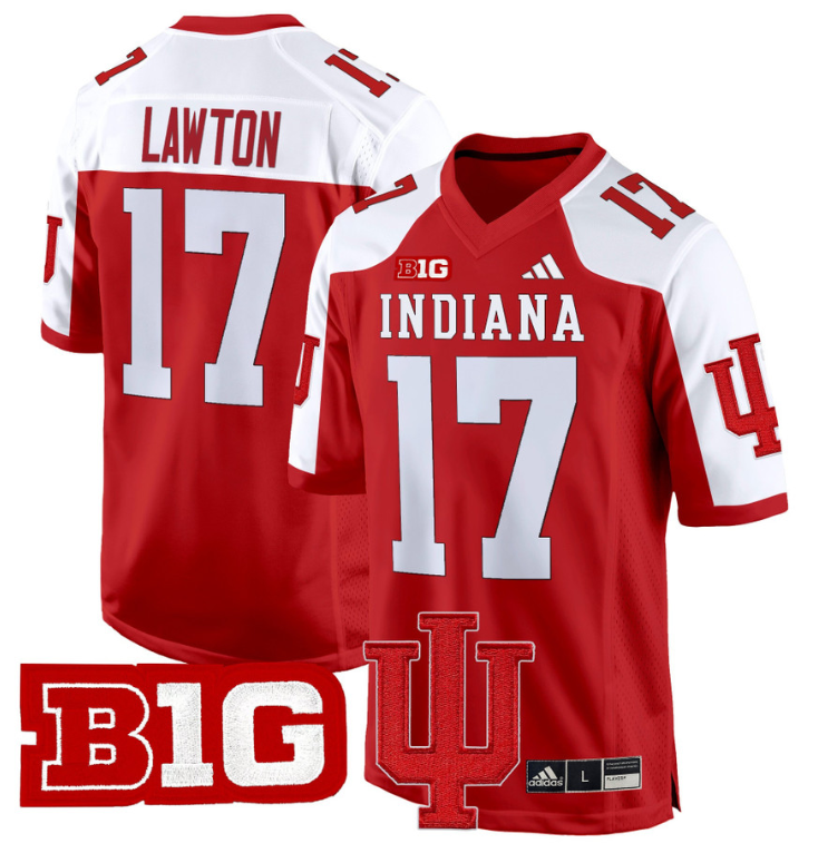 Ty Son Lawton Jersey #17 Indiana Hoosiers 2024 Game V2 Stitched Football - Image 4