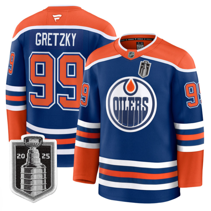Wayne Gretzky Jersey #99 Edmonton Oilers 2025 Stanley Cup Final Away Stitched Hockey - Image 2