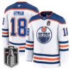 Zach Hyman Jersey #18 Edmonton Oilers 2025 Stanley Cup Final Away Stitched Hockey