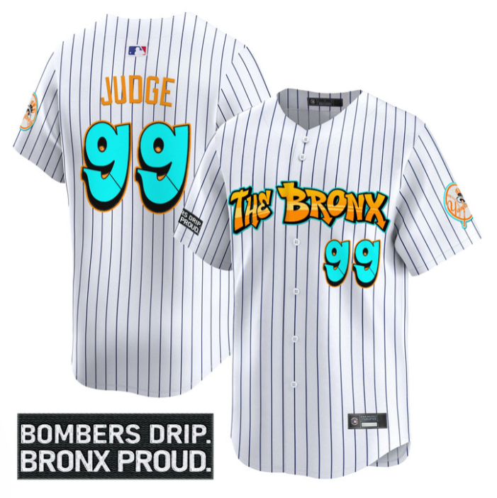 Aaron Judge Jersey #99 Yankees Graffiti Bronx Bombers Edition Stitched Baseball - Image 2