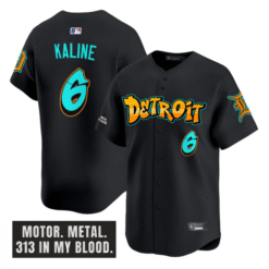 Al Kaline Jersey #6 Detroit Tigers Graffiti Motor City Edition Stitched Baseball