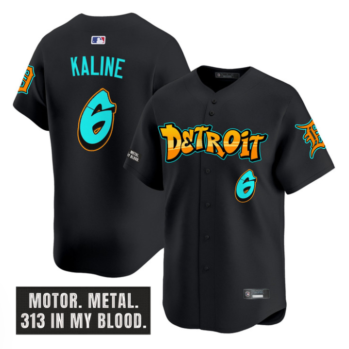 Al Kaline Jersey #6 Detroit Tigers Graffiti Motor City Edition Stitched Baseball
