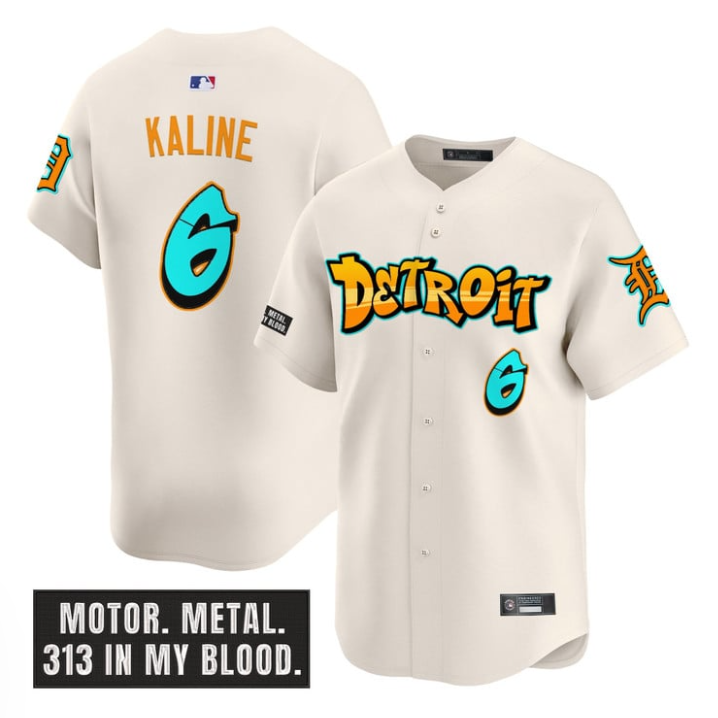 Al Kaline Jersey #6 Detroit Tigers Graffiti Motor City Edition Stitched Baseball - Image 4
