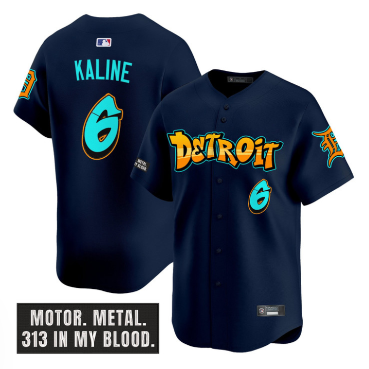 Al Kaline Jersey #6 Detroit Tigers Graffiti Motor City Edition Stitched Baseball - Image 3