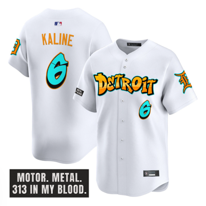 Al Kaline Jersey #6 Detroit Tigers Graffiti Motor City Edition Stitched Baseball - Image 2