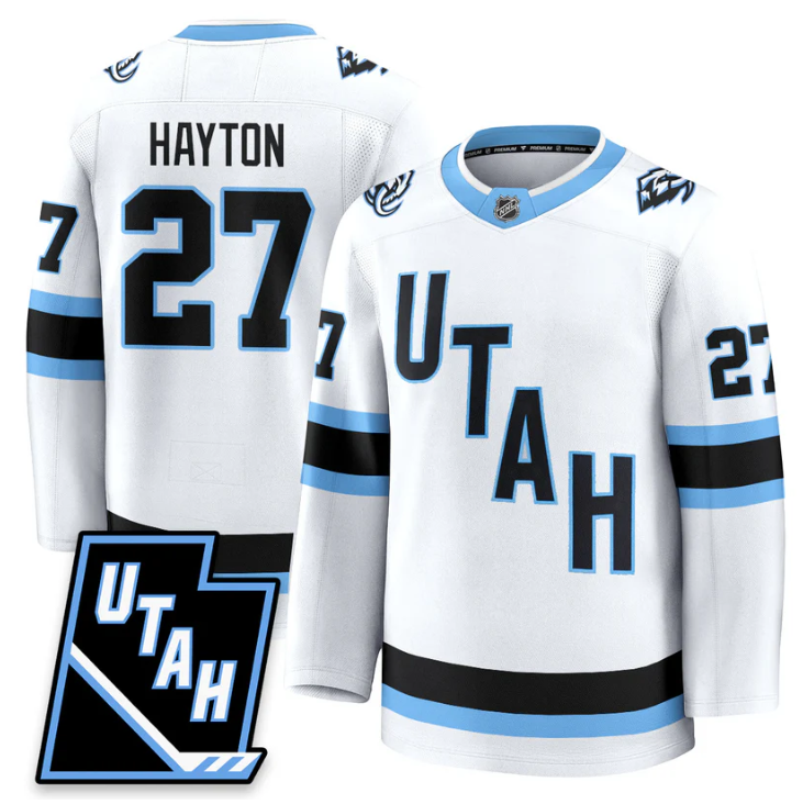 Barrett Hayton Jersey #27 Utah Hockey Mammoth 2025 Limited All Stitched Hockey - Image 2