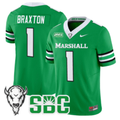 Braylon Braxton Jersey #1 Marshall Thundering Herd 2025 Stitched Football