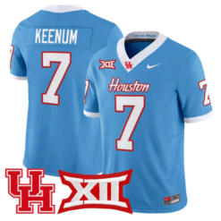 Case Keenum Jersey #7 Houston Cougars 2025 Vapor Limited Light Stitched Football