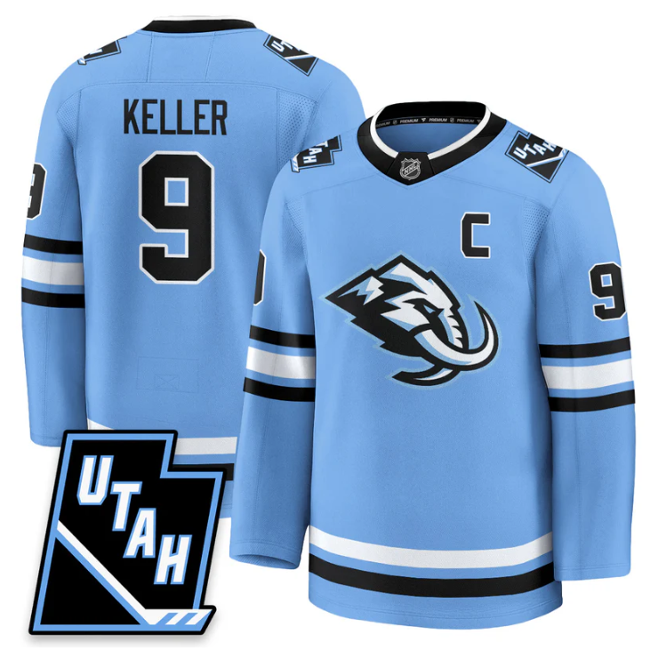 Clayton Keller Jersey #9 Utah Hockey Mammoth 2025 Limited All Stitched Hockey - Image 2