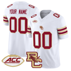 Alternative view of Custom Boston College Eagles Jersey 2025 Vapor Limited Stitched Football