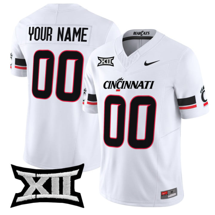 Custom Cincinnati Bearcats Jersey Name, Number 2025 Vapor Limited Stitched Football - Image 2