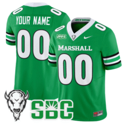 Custom Marshall Thundering Herd Jersey 2025 Vapor Limited Stitched Football